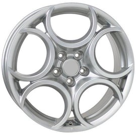 Replica for Alfa Romeo 582 Silver 18*7.5 - D-elastikashop
