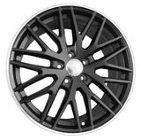 Replica for AUDI 1087 Matt Black Polish Edge 19*8.5