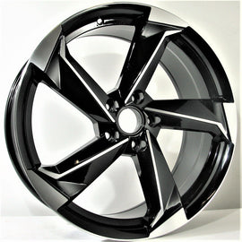 Replica for AUDI 5185 Black Polish 19*8.5 - D-elastikashop