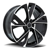 Replica for AUDI 5671 Black Polish 17*7.5