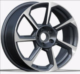 Replica for AUDI 661 New Anthracite Polish 18*8