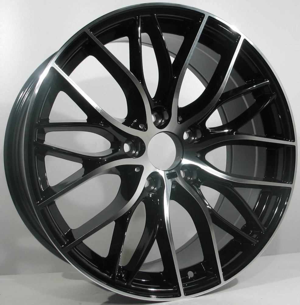 Replica for BMW 389 Black Polish 18*9 - D-elastikashop