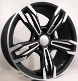 Replica for BMW 5456 Matt Black Polish 17*8
