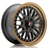 Japan Racing Wheels JR10 Matt Black Bronze Lip 15*7