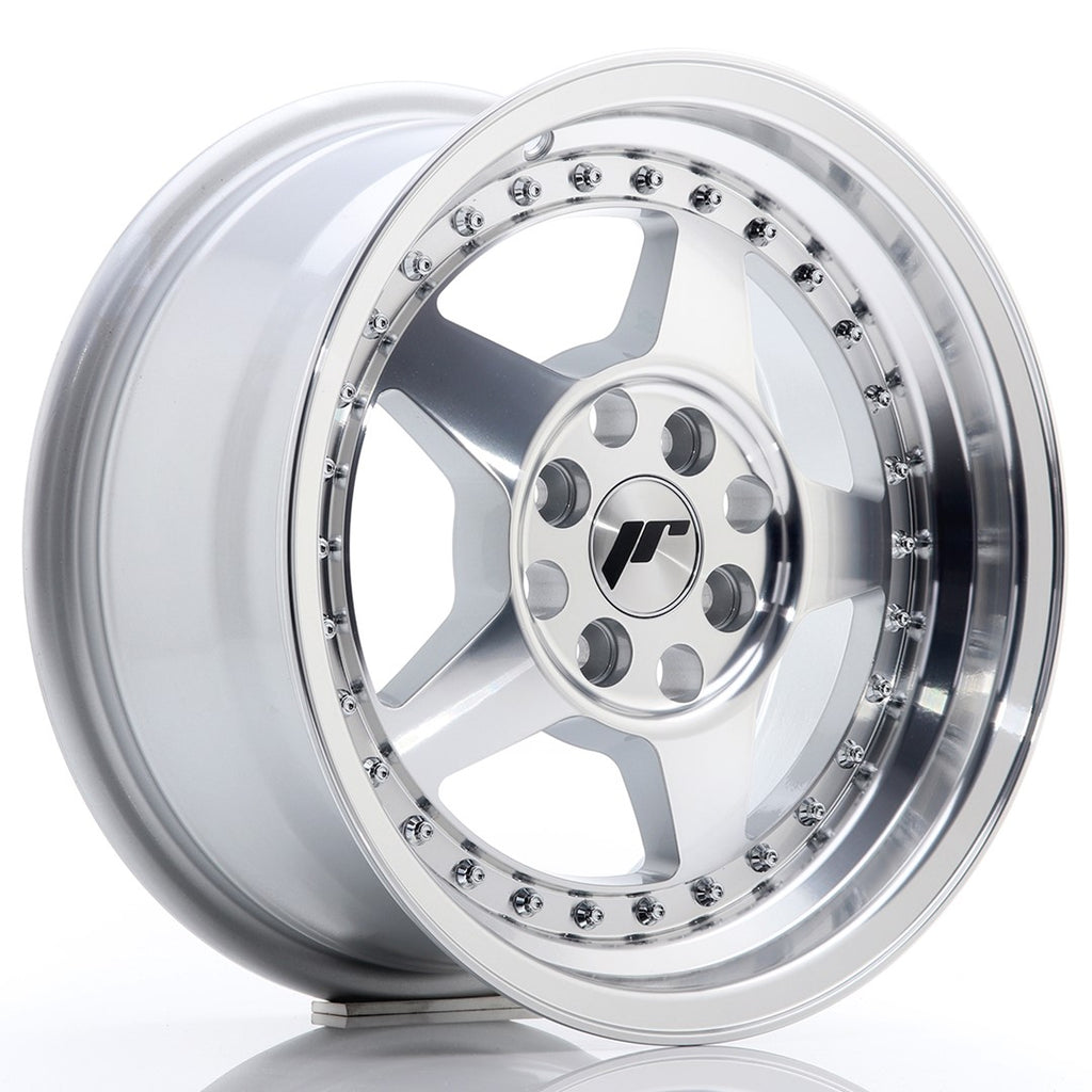 Japan Racing Wheels JR6 Silver Machined 15*7