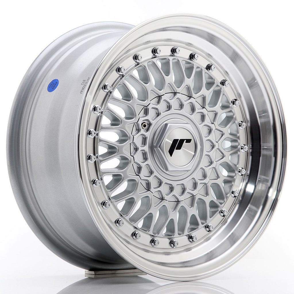 Japan Racing Wheels JR9 Silver + Silver Rivets 15*7