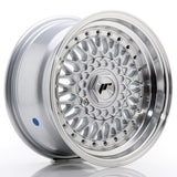 Japan Racing Wheels JR9 Silver + Silver Rivets 15*8