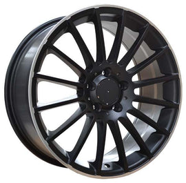 Replica for MERCEDES 280 B Satin Black Polish lip 18*8 - D-elastikashop