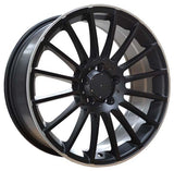 Replica for MERCEDES 280 B Satin Black Polish lip 18*8