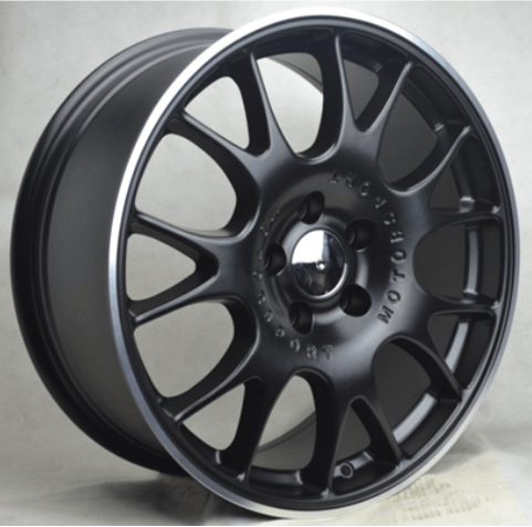 Replica BBS CH Motosport Matt Black with Diamond Lip 19*8 - D-elastikashop