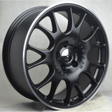 Replica BBS CH Motosport Matt Black with Diamond Lip 19*8