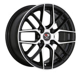 DCENTI RACING STW555 Black Machined 16*6.5