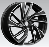 Replica for VW 448 Black Polish 17*7.5