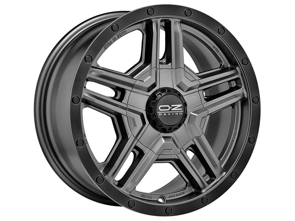 OZ Rally Adventure 17*8 Matt Dark Graphite