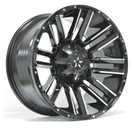 Replica 4x4 1037 Black Polish 20*10