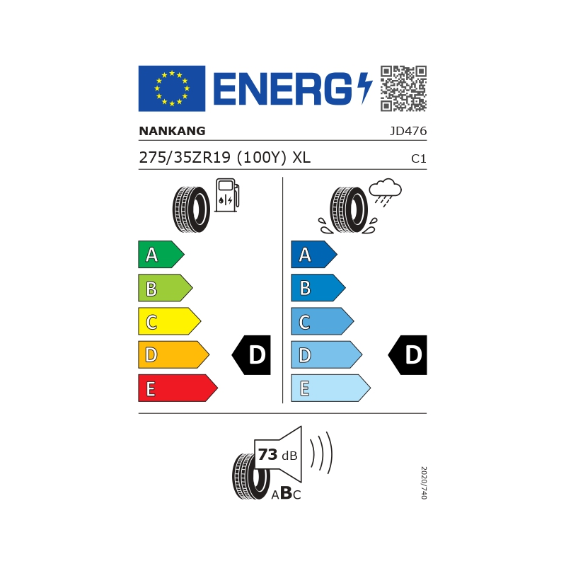 275/35R19 100Y XL Nankang AR-1 SEMI SLICK