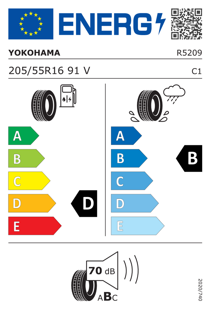 205/55R16 91V Yokohama Advan Neova AD08RS SEMI SLICK