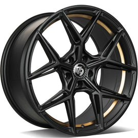 79Wheels SCF-B MATT BLACK GOLD BARELL 18*9