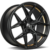 79Wheels SCF-B MATT BLACK GOLD BARREL 19*9,5
