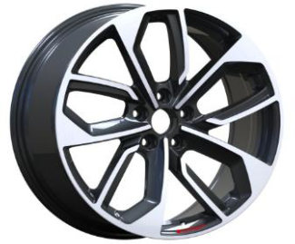 Replica for AUDI 5979 Black Polish 19*8