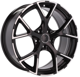 Replica for AUDI 5997 Black Polish 17*7.5