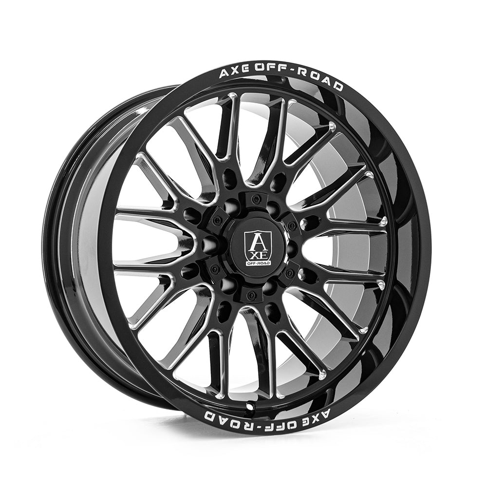 AXE WHEELS ATLAS GLOSS BLACK POLISHED 22*9,5