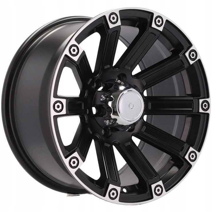 Replica for 4x4 10296 Matt Black Polished Lip 17*8,5