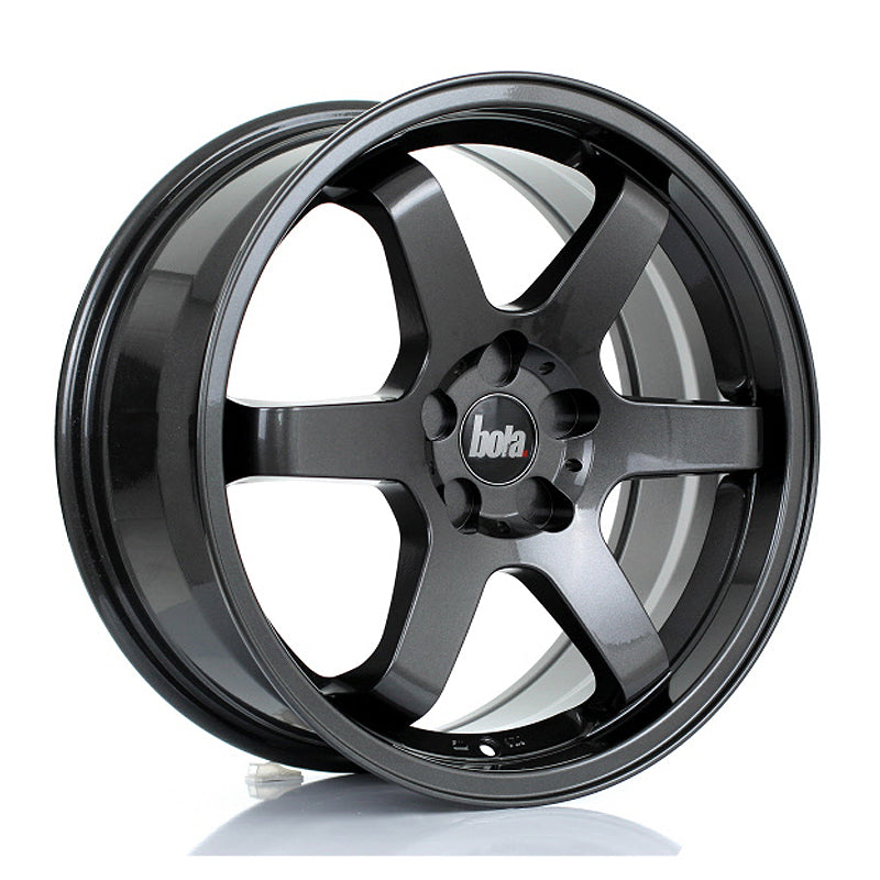 Bola Wheels B1 Gloss Gun Metal 17*7.5