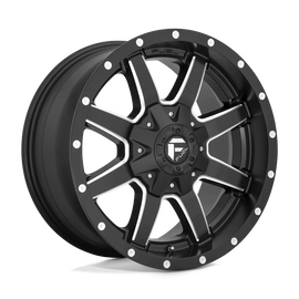 Fuel 1PC D538 Maverick Matt Black Milled 17x10 4X4
