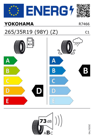 265/35R19 98Y Yokohama Advan AD052 SEMI SLICK