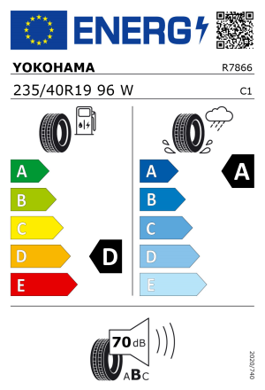 235/40R19 96W Yokohama Advan Neova AD09 SEMI SLICK