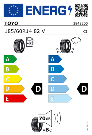 185/60R14 82V Toyo R888R SEMI SLICK