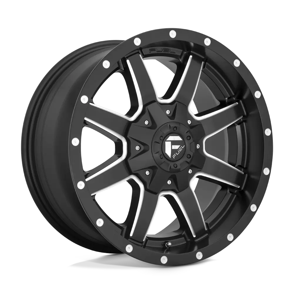 Fuel 1PC D538 Maverick Matt Black Milled 18x8 4X4