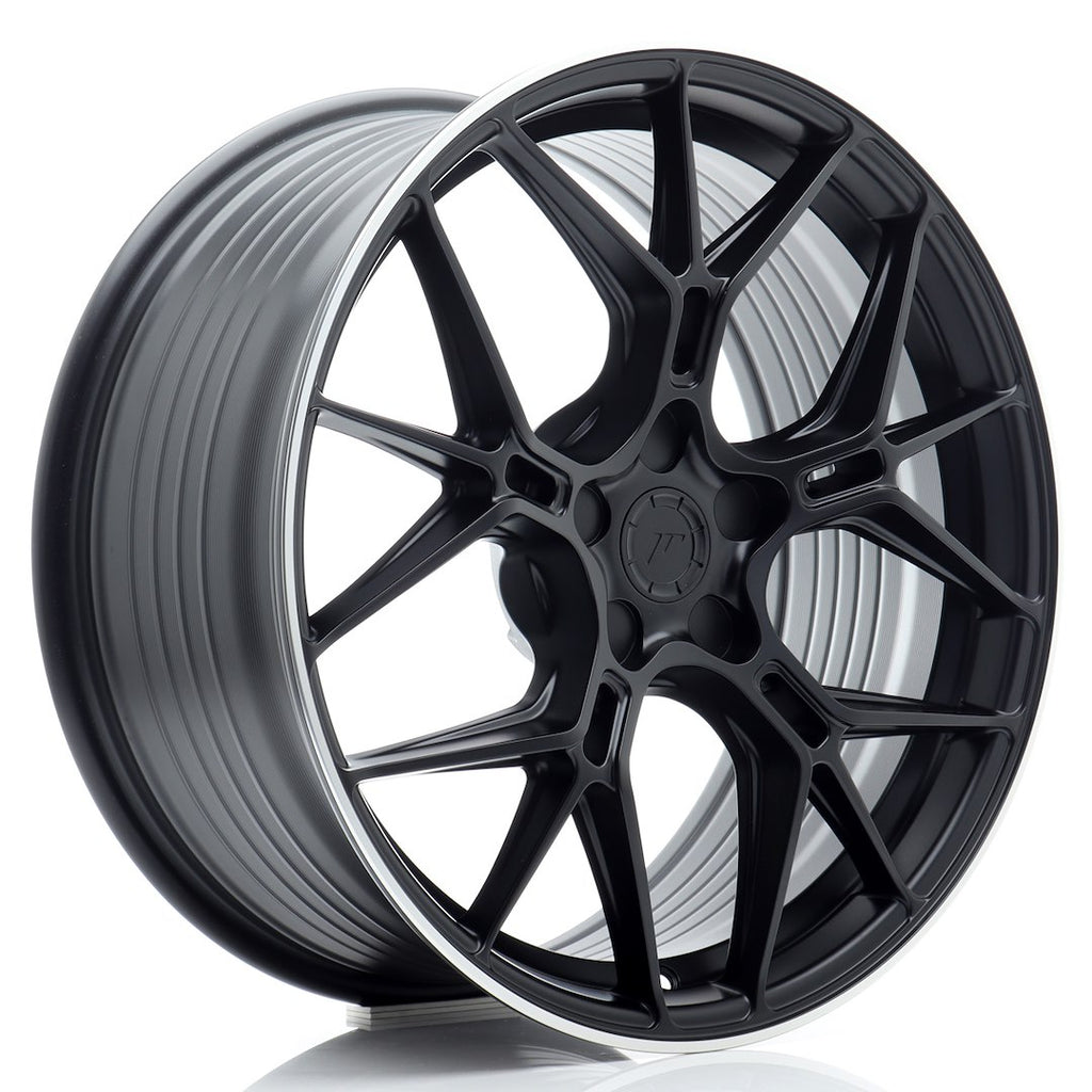 Japan Racing Wheels JR51 Satin Black w/ Machined Lip 19*8.5