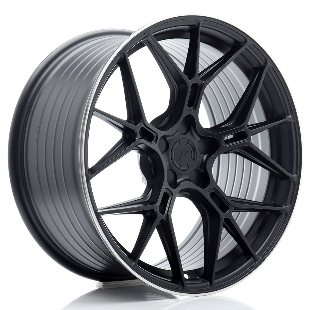 Japan Racing Wheels JR51 Satin Black w/ Machined Lip  19*9.5