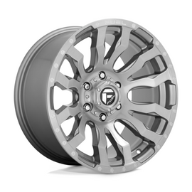 Fuel 1PC D693 Blitz Brushed Gun Metal Tinted Clear 20x10 4X4