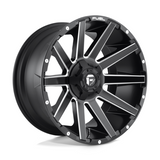 Fuel 1PC D616 Contra Matt Black Milled 20x10 4X4