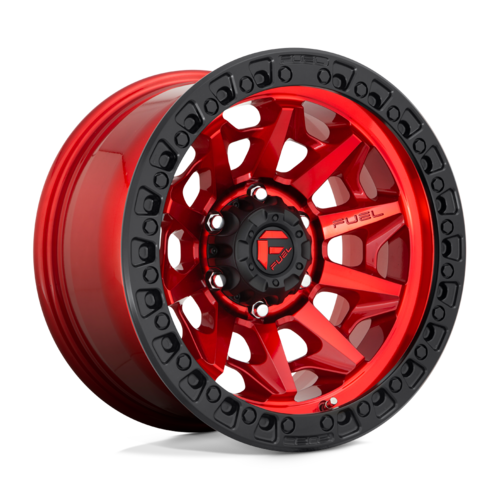 Fuel 1PC D695 Covert Candy Red Black Bead Ring 18x9 4X4