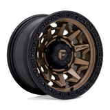 Fuel 1PC D696 Covert Matt Bronze Black Bead Ring 17x9 4X4