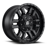 Fuel 1PC D596 Sledge Matt Black 22x10 4X4