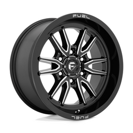 Fuel 1PC D761 Clash Gloss Black Milled 22x12 4X4