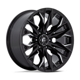 Fuel 1PC D803 Flame Gloss Black Milled 20x10 4X4