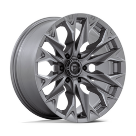 Fuel 1PC D806 Flame Platinum Silver 20x10 4X4
