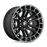Fuel 1PC D720 Heater Matt Black Double Dark Tint Machined 20x9 4X4