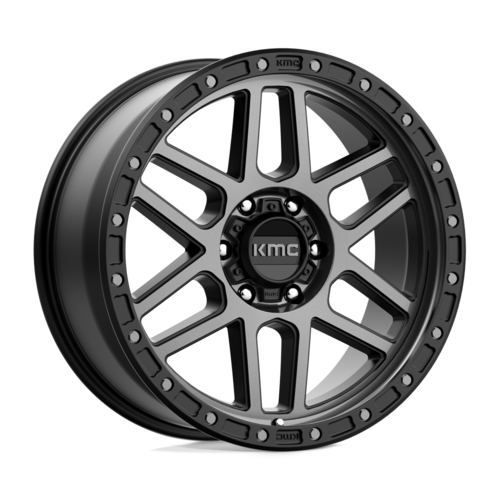 KMC KM544 Mesa Satin Black Gray Tint 20x9 4X4