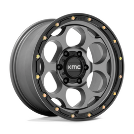 KMC KM541 Dirty Harry Satin Gray Black Lip 17x8,5 4X4