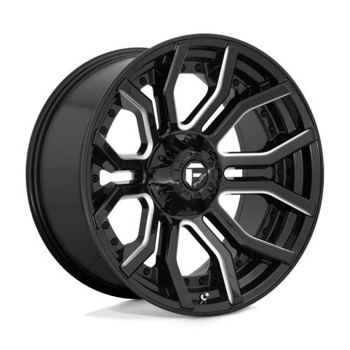 Fuel 1PC D711 Rage Gloss Black Milled 20x9 4X4