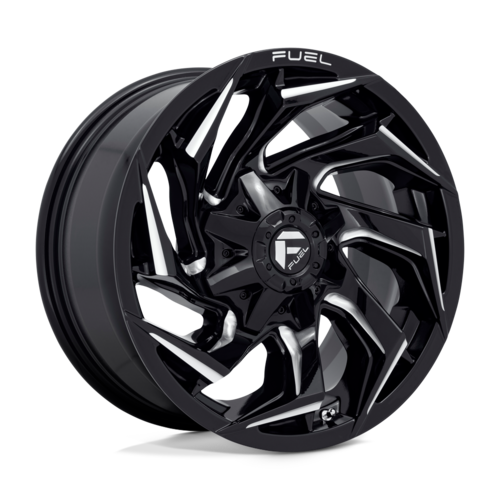 Fuel 1PC D753 Reaction Gloss Black Milled 20x9 4X4