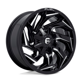 Fuel 1PC D753 Reaction Gloss Black Milled 20x9 4X4