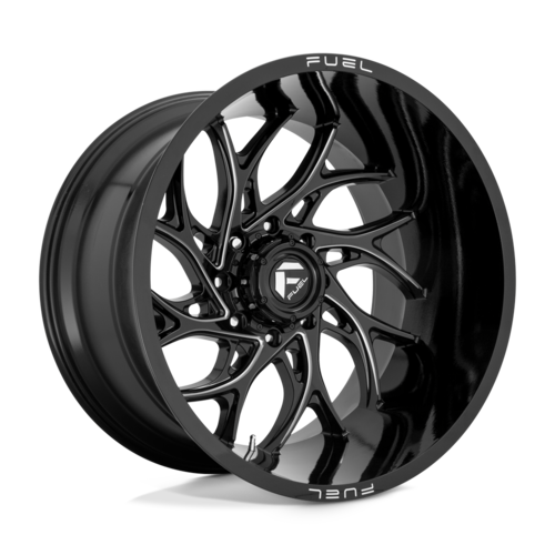 Fuel 1PC D741 Runner Gloss Black Milled 22x10 4X4